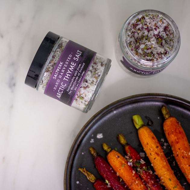 BUTTERED CARROTS – Sustainable Sea Salt from Iceland