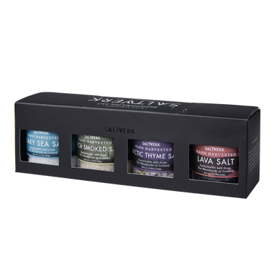 Pure, Birch, Arctic & Lava Giftbox - Sustainable Sea Salt from Iceland