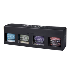 Pure, Birch, Arctic & Lava Giftbox - Sustainable Sea Salt from Iceland