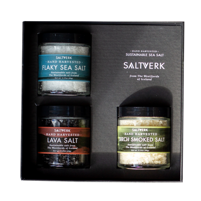 Pure, Lava & Birch - Luxury Giftbox - Sustainable Sea Salt from Iceland