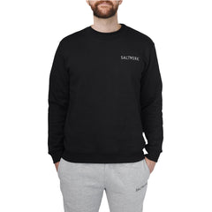 SALTVERK Sweatshirt - Black - Sustainable Sea Salt from Iceland